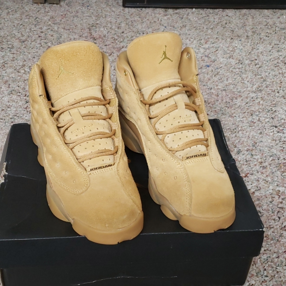 Jordan 13 Wheat Size 7y Worn twice